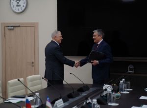 Сергей Данкверт провел рабочую встречу с Председателем Торгово-промышленной палаты Узбекистана Давроном Вахобовым